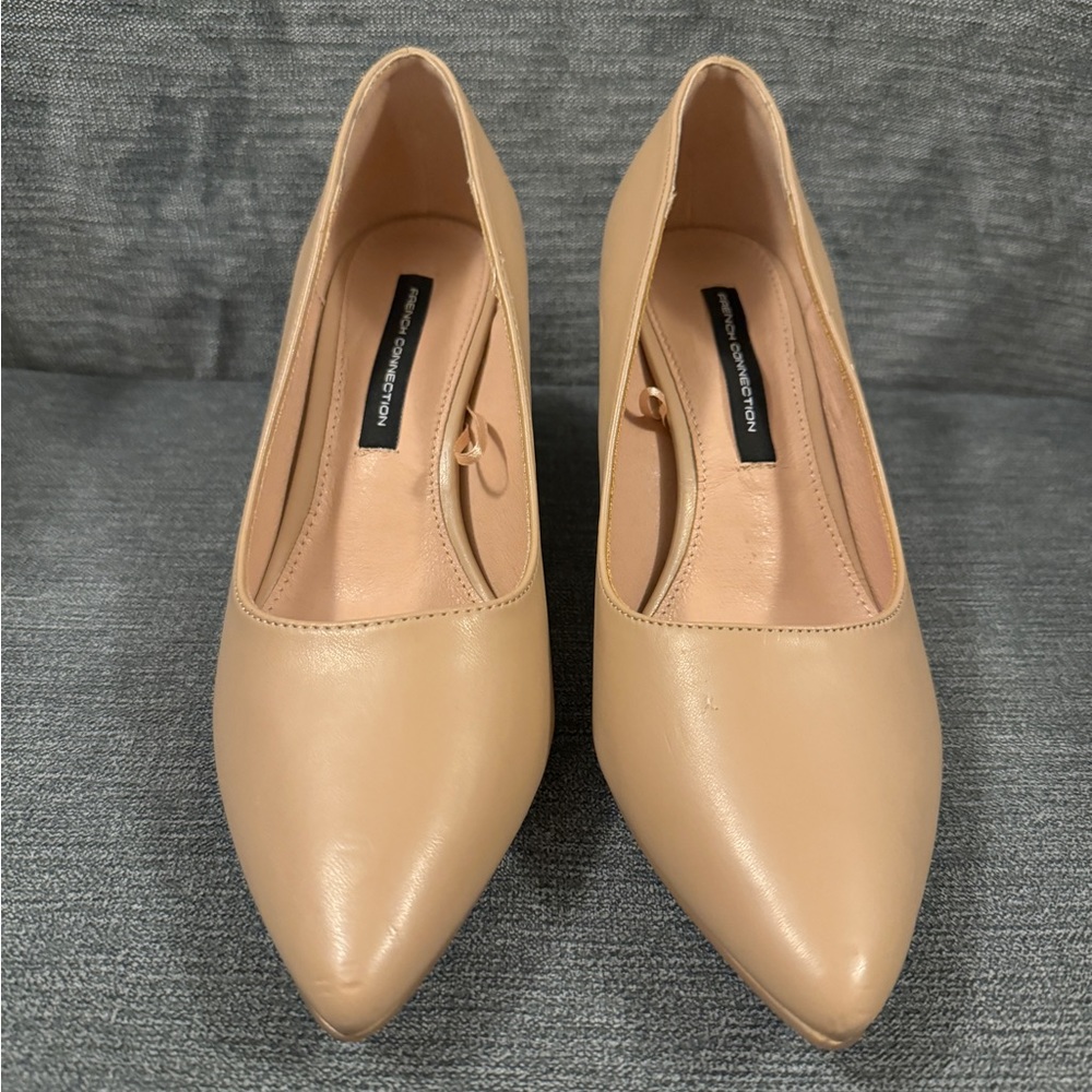 French Connection Nude Pumps Size 7